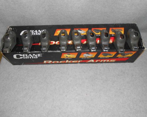 9 crane chevy sbc roller tip rocker arms new-old-stock 1:5 ratio extra long slot