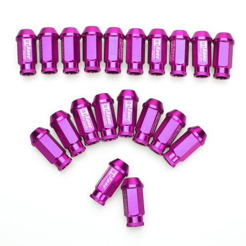 Purple 20 pcs jdm racing d1 spec wheel lug nuts for honda toyota ford