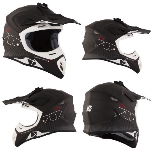 Ckx mx helmet tx-707 carbon fiber carbon mat 2xlarge off road motocross helmet