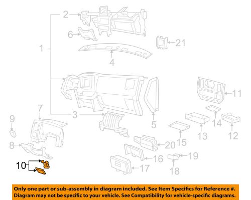 Dodge chrysler oem ram 2500 instrument panel dash-park brake hndle zr95xdhah