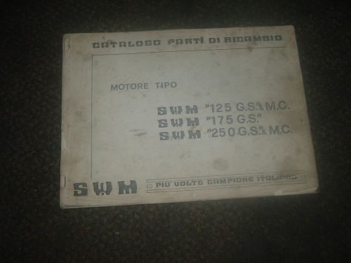 Swm gs rs  125 175 250 parts manual rare
