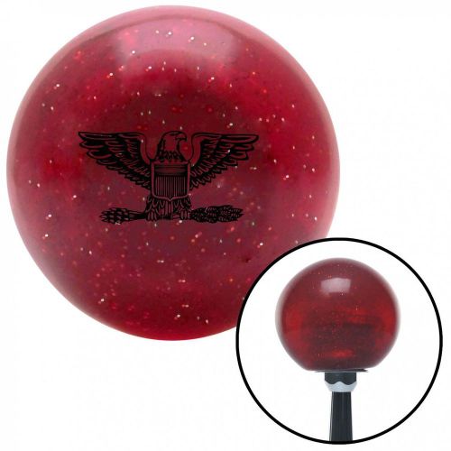 Black colonel red metal flake shift knob with 16mm x 1.5 insertknob knobs