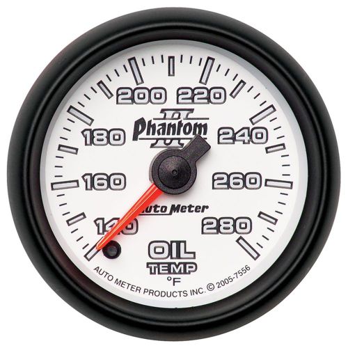 Auto meter 7556 phantom ii; electric oil temperature gauge