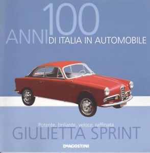 Booklet alfa romeo giulietta sprint&#039; rare 30 pages