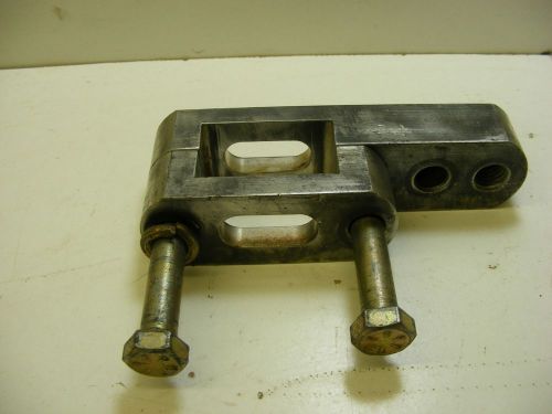 2&#034; square afco alum clamp on panhard bar slider mount imca cra nascar 111615-50