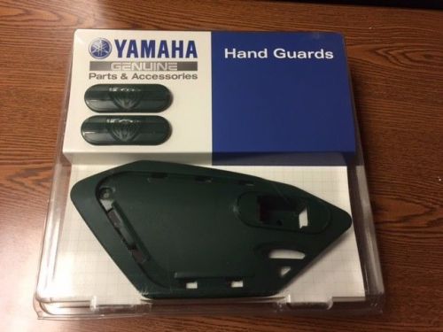 (2) yamaha grizzly green handguards plus green aba-3b426-10-g1