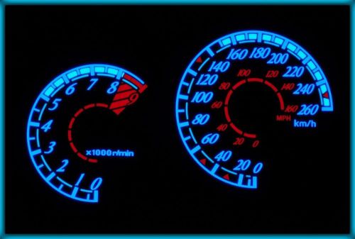 G009 toyota celica mk7 t23 00-07 eu 260kmh el plasma glow cluster gauges dials