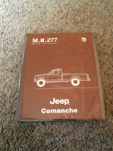 Jeep comanche m.r. 277 workshop manual   july 1985  original