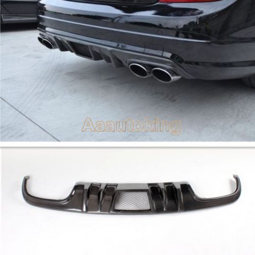 Carbon fiber rear diffuser bumper lip fit for mercedes benz w204 c63 amg 08-11