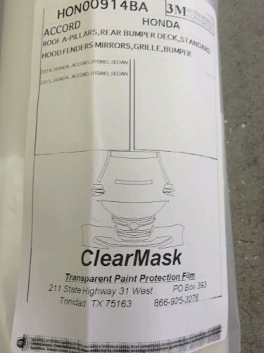 New clearmask for  2015 honda accord