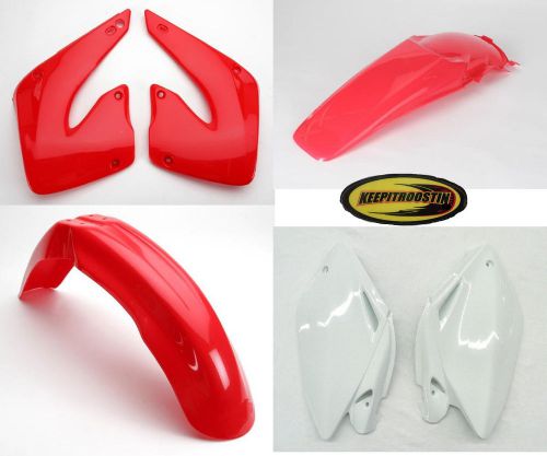 Acerbis plastic kit fits honda cr85 2003 2004 205 2006 2007 cr 85 fender plate