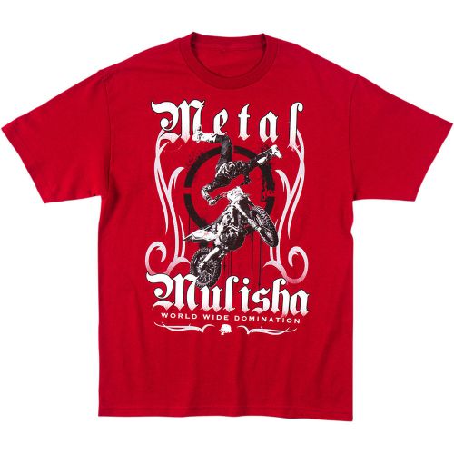 Metal mulisha faisst mens premium t-shirt red