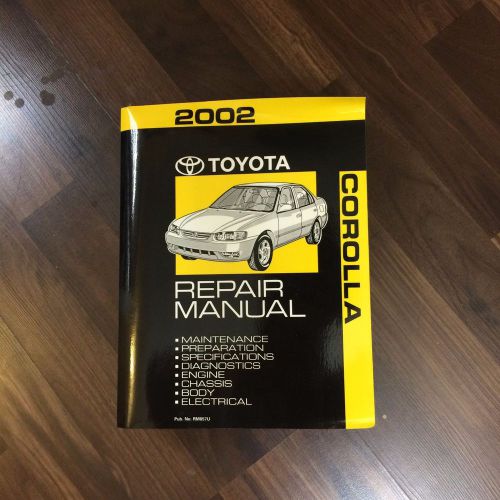 2002 toyota corolla repair manual / shop factory service manual