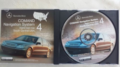 Mercedes-benz comand navigation cd #4 south central usa release 7/01