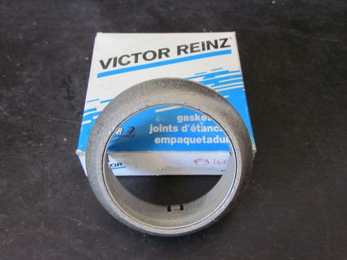 New victor reinz nascar performance exhaust flange gasket cast metal #f31619 nos