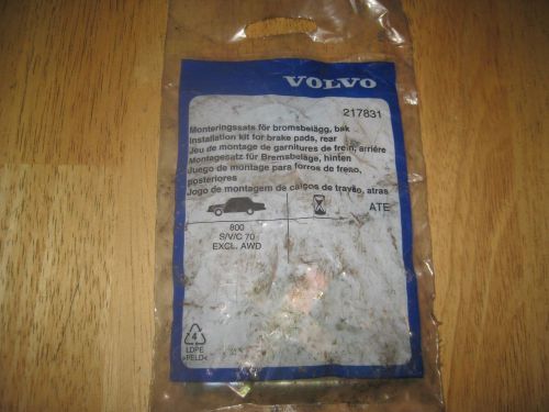 Volvo 850 c70 s70 v70 rear brake pad pin fitting kit 217831