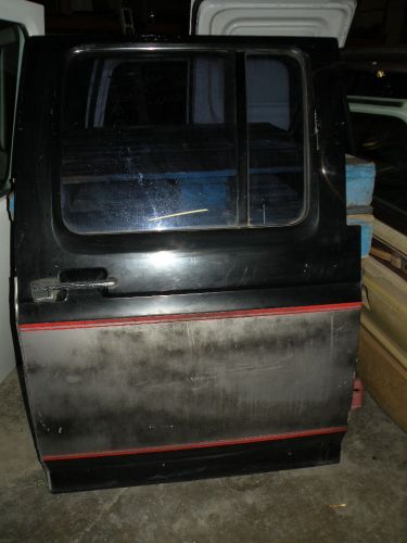 1987-1991 ford truck quad cab right rear manual door  oem