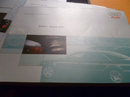 2001 audi a8 sedan owner user manual book guide