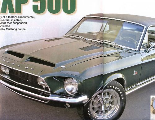 1968  ford mustang shelby exp500 fuel injected irs color 6 page article 1 of 1