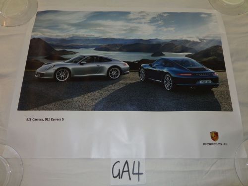 Porshce promo promotion poster 30&#034; x 40&#034; 911 carrera 2011 wsrc120110s800