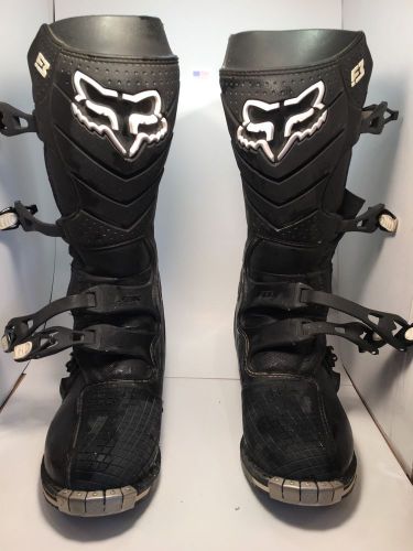 Fox f3 forma riding boot mx dirt bike motorcycle black/white f3 fox