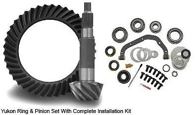 New high performance yukon ring &amp; pinion gear set fits dodge ram dana 60 4.11