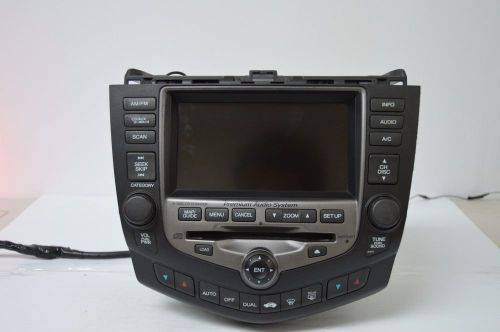 03 04 05 06 07 honda accord radio  6 cd navigation gps map tested d32#001