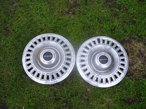 Pmd 14&#034; hubcaps pontiac wheel covers ventura firebird tempest 67 68 69 70 71 72