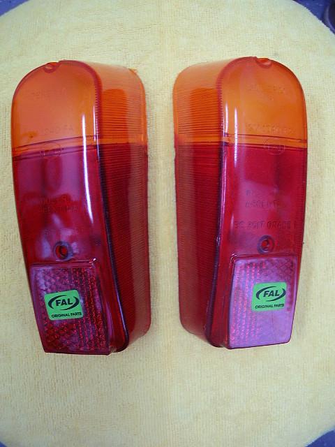 Fiat 600d tail light lenses