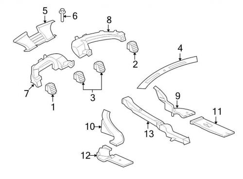 Chrysler oem  dashboard air vent 0xb09dx9aa image 3