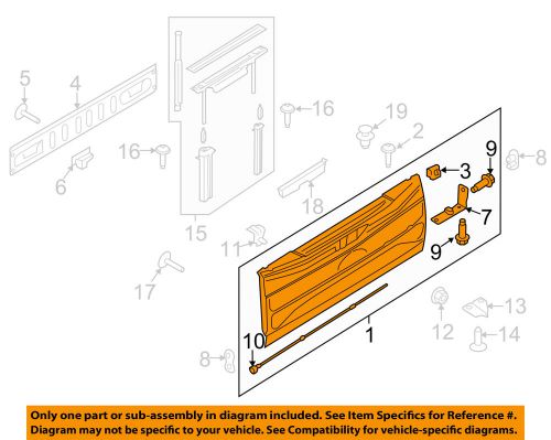 Ford oem 2015 f-150-tailgate fl3z9940700b