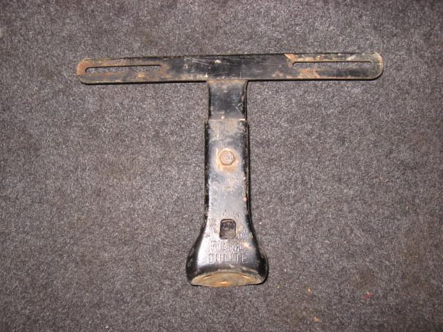 Mopar 1936 dodge desoto chrysler plymouth license plate frame stand bracket 