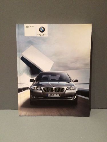 2011 bmw 528i 535i 550i 535 xdrive 550i xdrive owners manual