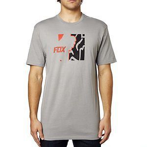 Fox racing adik mens short sleeve t-shirt gray