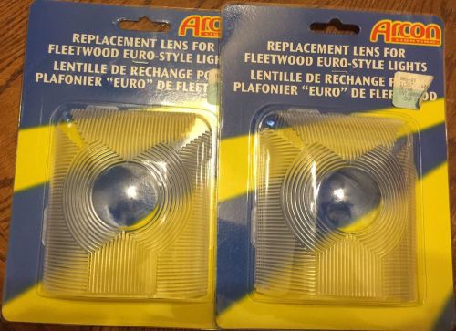Rv - motorhome arcon 11587 light replacement lens - clear lot of 2