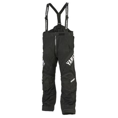 Mens yamaha four-stroke snowmobile winter pant fxr black medium smb-13b4s-bk-md