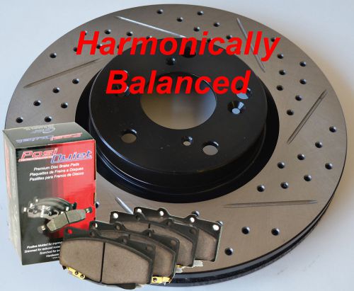 Fits g37 sport d/s rotors ceramic pads harmonically balanced design f+r set