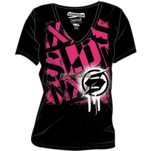 Slednecks ladies vandal tee - black