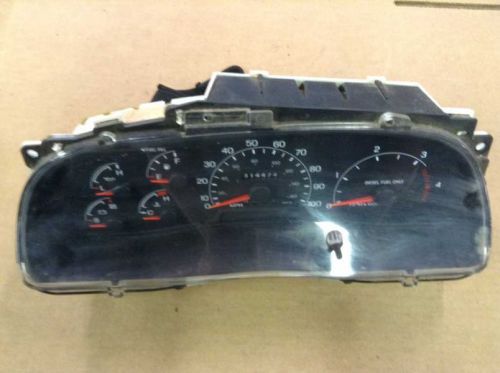 99 00 01 ford f250 f350 super duty diesel speedometer instrument cluster mph