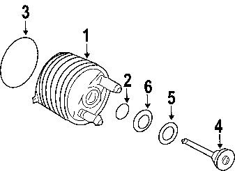 Nissan 216068y000 genuine oem trans cooler