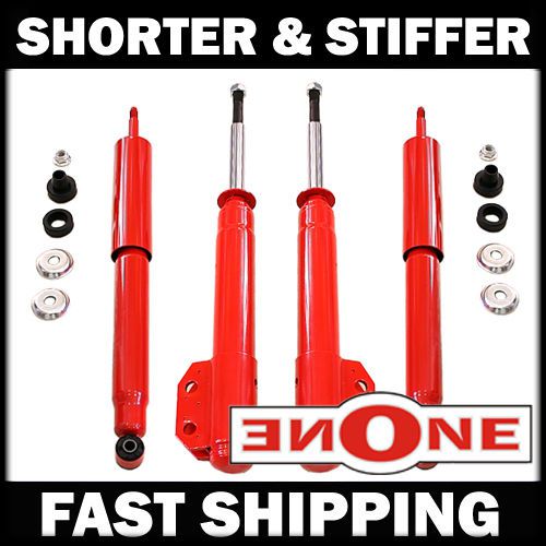 Mookeeh mk1 stiff shorter shocks struts for lowered 94-04 ford mustang gs1756