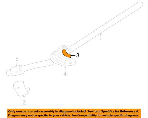 Stabilizer sway bar-front-stabilizer sway bar bushing 52013403aa