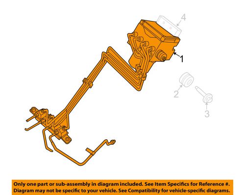 Ram chrysler oem 13-15 1500 anti-lock brakes-modulator valve 68196033aa