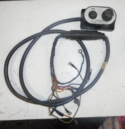 40hp mercury outboard wiring harness assembly with switches 1983 model