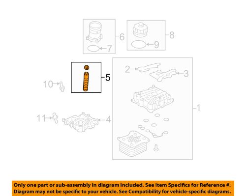 Ford oem 08-10 f-250 super duty 6.4l-v8 oil cooler-oil tube 3c3z6c755aa