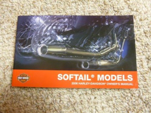 2006 genuine harley davidson softail * owners manual * 99469-06 *