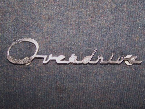 1953 1954 1955 ford nos overdrive emblem.