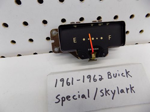 1962 buick special fuel gas gauge 62 skylark 5643354 1961