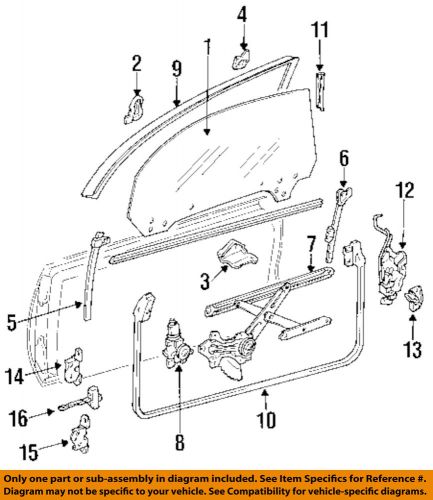 Toyota oem 91-95 mr2 front door-window motor 8571017030