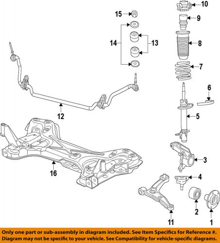 Ram chrysler oem 2014 promaster 1500-front wheel bearing 68094813aa